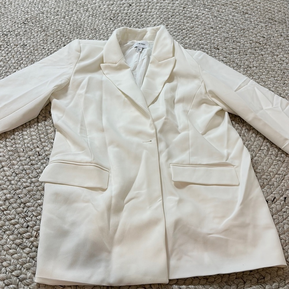 White blazer